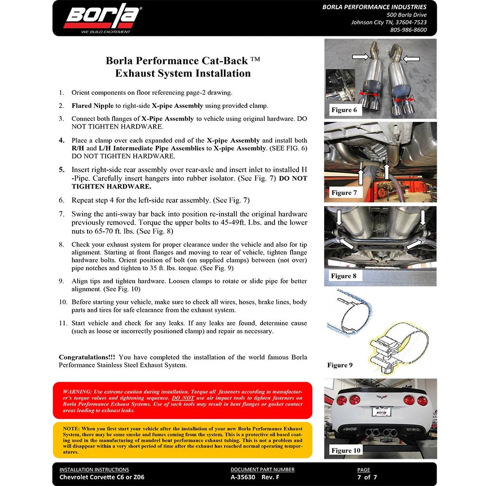 Borla Cat-Back Exhaust System - ATAK | Multiple Fitments (140453)