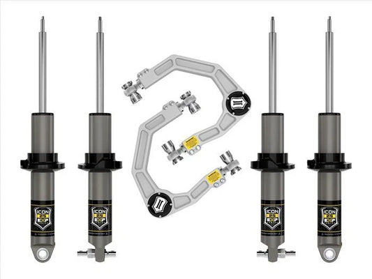 ICON K40002 for 21-25 Ford Bronco Hoss 1.0 Pkg Stage 2 Suspension System Billet