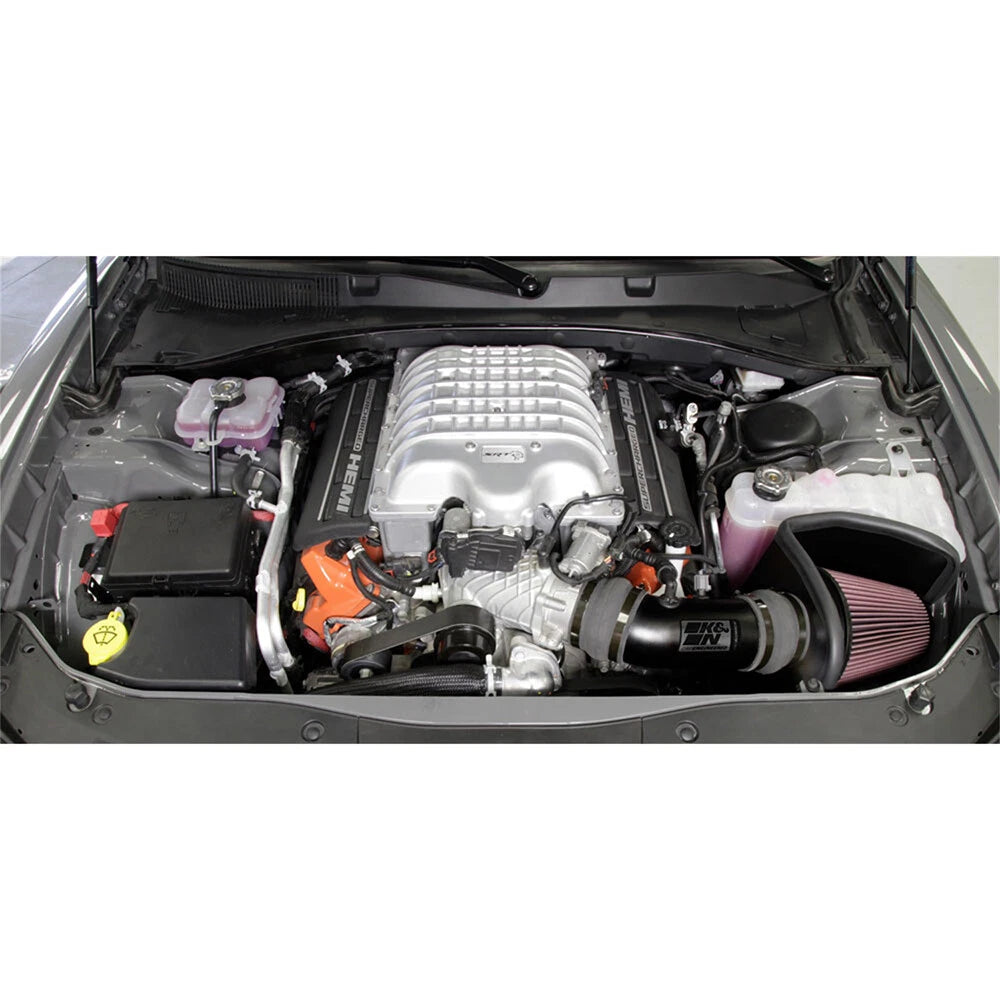 K&N 2017 Dodge Challenger Hellcat V8-6.2L F/I Typhoon Air Intake | Dodge Challenger Hellcat (17) (69-2553TTK)