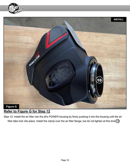aFe Momentum GT Cold Air Intake w/Pro 5R Filter | BMW 330i B46/B48 (19-21) (50-70061R)