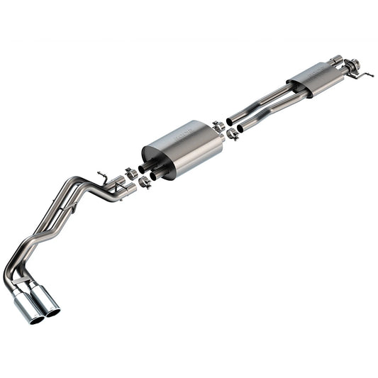 Borla 140971 S-Type Stainless Cat Back Exhaust System for 2024-25 Ranger 2.7L V6