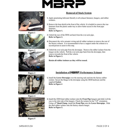 MBRP S49043BE Stainless Cat Back Exhaust System for 2024-26 Integra Type-S 2.0L