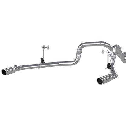 MBRP 3in Cat-Back Dual Split Rear Exit T409 Exhaust System | Ford F-150 5.0L (15) (S5258409)