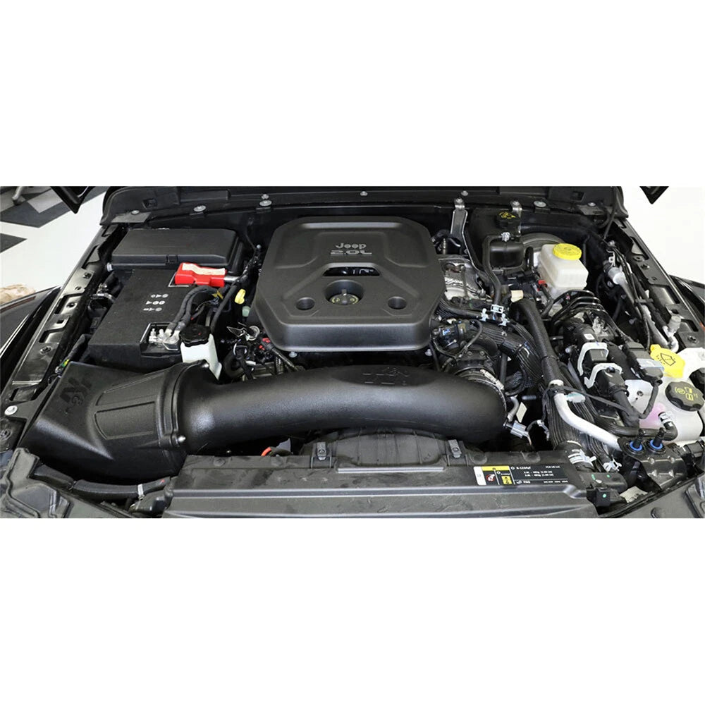 K&N 2.0L Turbo Jeep Wrangler JL Performance Intake Kit | Jeep Wrangler JL (19-20) 57-1580