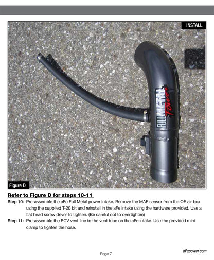 aFe Full Metal Power Stage-2 Cold Air Intake | Ford Ranger V6 4.0L (04-11) (F2-03013)