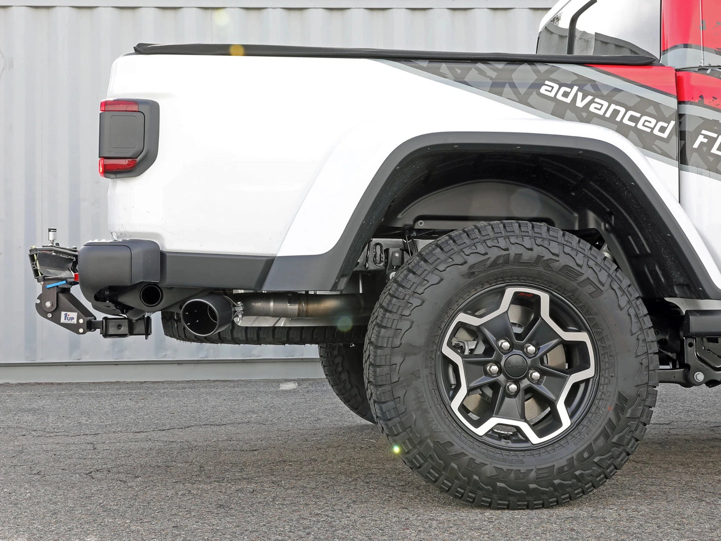 aFe Vulcan 3in 304 SS DPF-Back Exhaust w/ Black Tip | Jeep Gladiator V6-3.0L (21+) (49-38093-B)