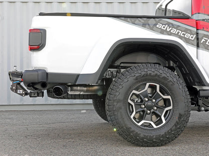 aFe Vulcan 3in 304 SS DPF-Back Exhaust w/ Black Tip | Jeep Gladiator V6-3.0L (21+) (49-38093-B)