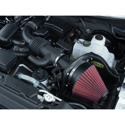 Airaid 08-10 Ford F-250/350 5.4L V8/6.8L V10 CAD Intake System w/o Tube (Oiled / Red Media) | Ford F-250/350 (08-10) (400-226)