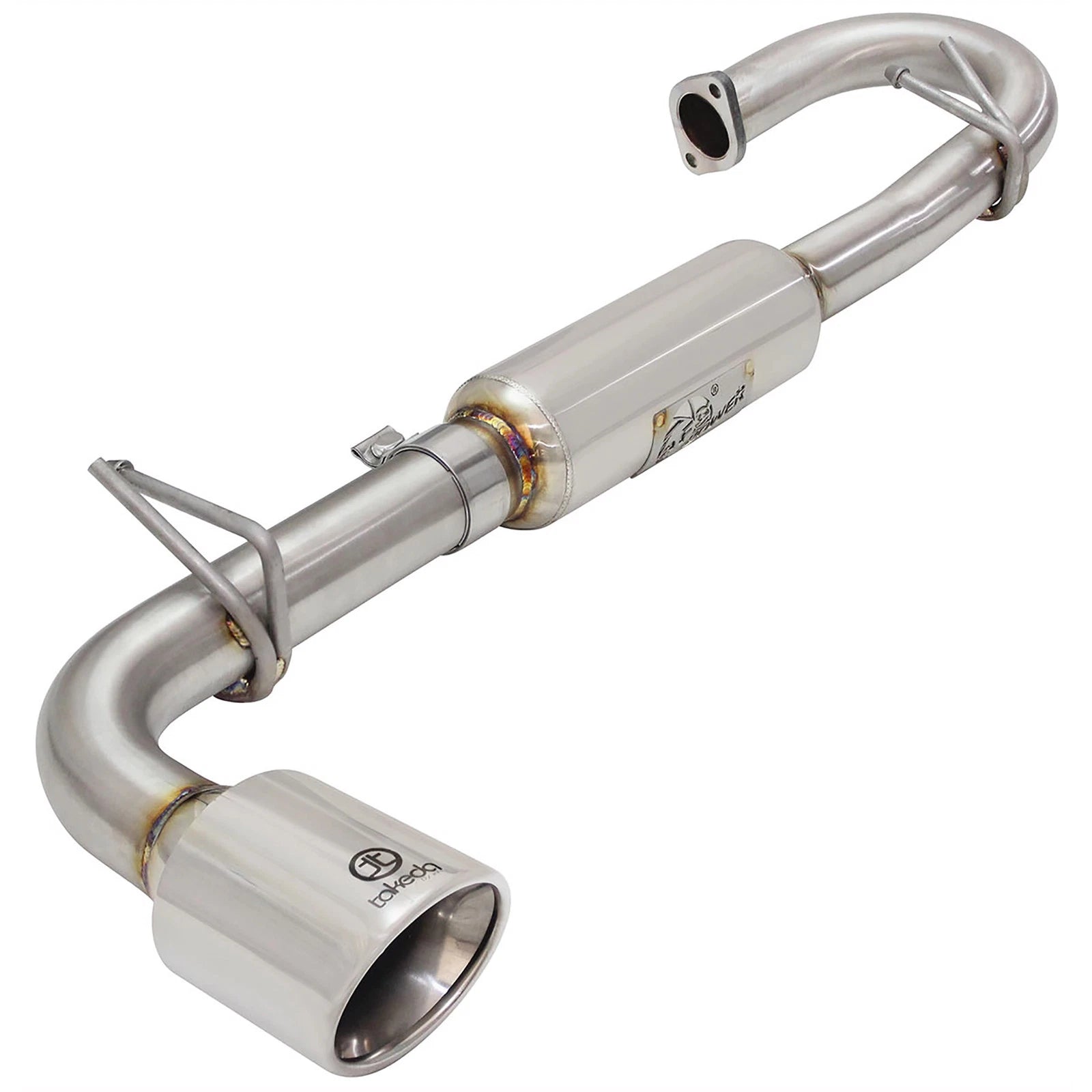 aFe Takeda 2-1/4in to 2-1/2in SS Axle-Back | Scion tC 2.5L (11-16) (49-36025-P)