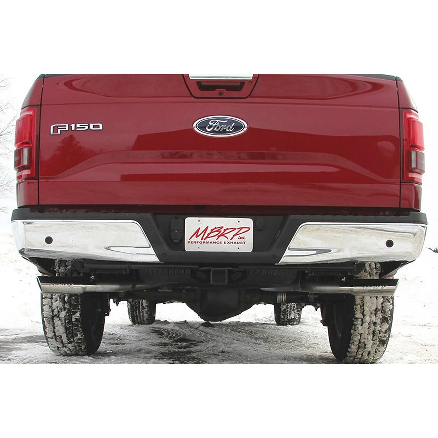 MBRP 3in Cat-Back Dual Split Side Exit AL Exhaust System | Ford F-150 5.0L (15) (S5257AL)