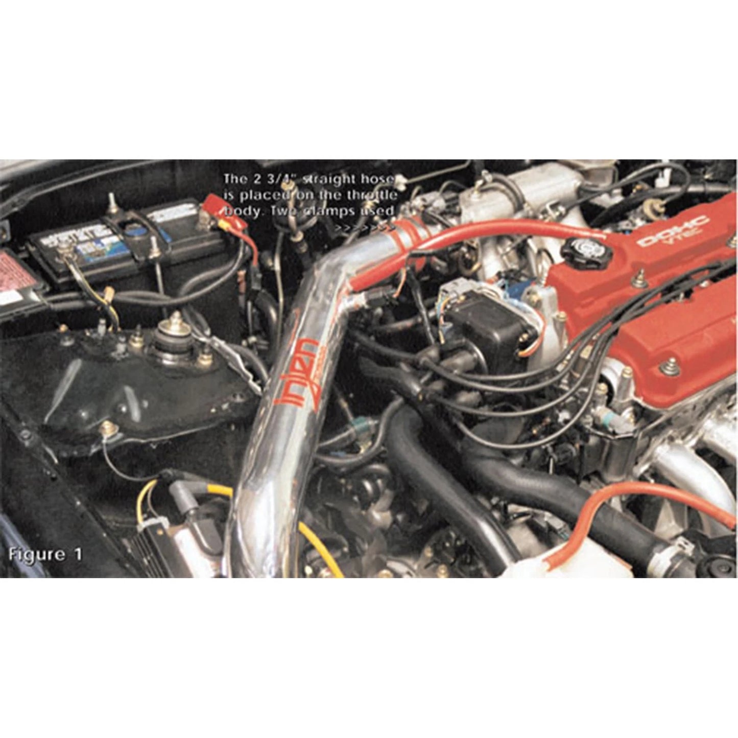 Injen Black Cold Air Intake System | Honda Civic Si (99-00) (RD1560BLK)