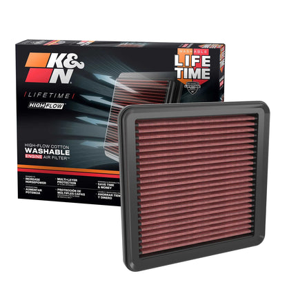 K&N Replacement Air Filter | 2022-2023 Honda Civic Base and 2023+ Acura Integra Base (33-5120)