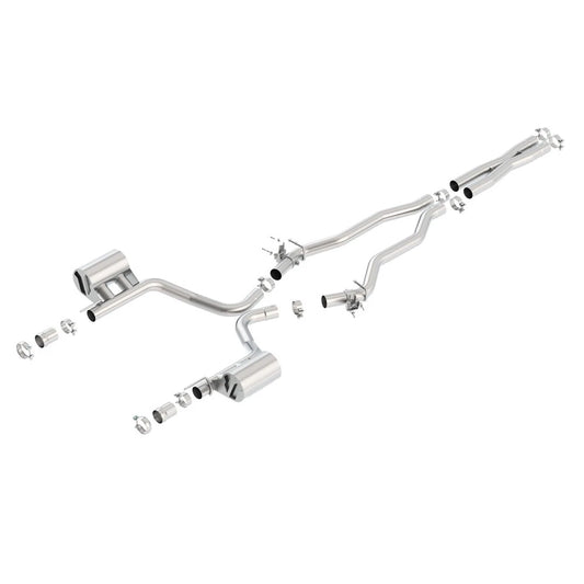 Borla Cat-Back Exhaust System - ATAK | 2015-2020 Dodge Challenger 6.4L (140641)