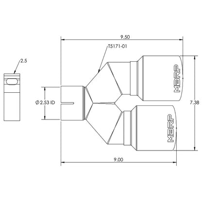 MBRP Single Wall Angle Cut Dual 3.5-Inch Outlet | Universal (T5171)