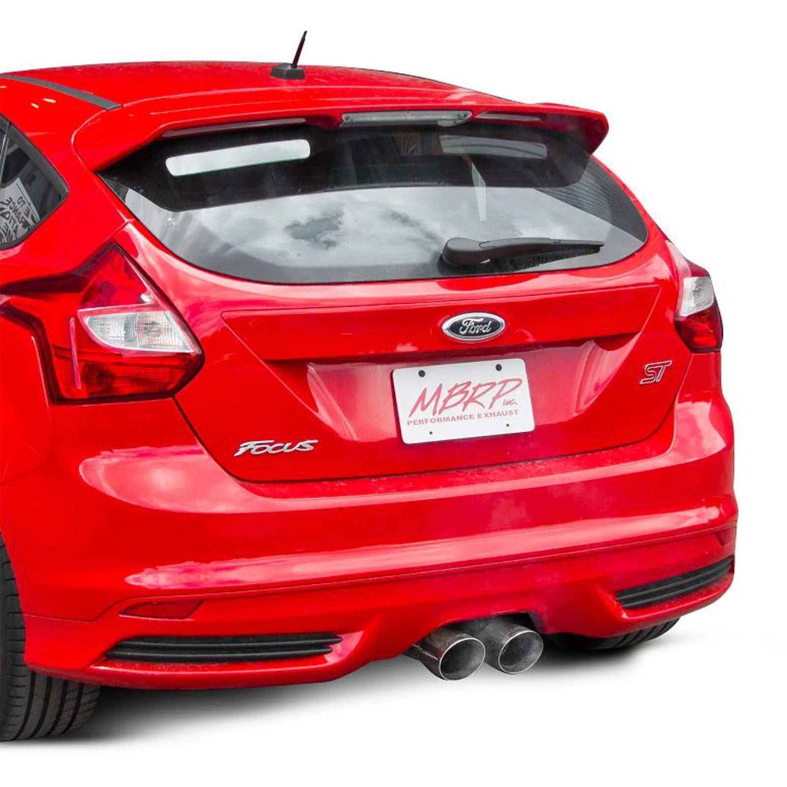 MBRP 3in Dual Center Outlet Cat-Back Exhaust | Ford Focus ST 2.0L EcoBoost (13-14) (S4200AL)