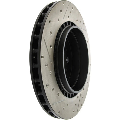 StopTech 127.39036L Rear Left Drilled Disc Brake Rotor for 2004-07 Volvo S60 V70