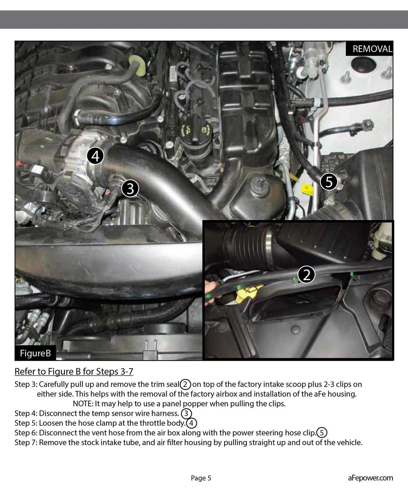 aFe Momentum GT Cold Air Intake w/ Pro 5R | Jeep Grand Cherokee V6-3.6L (16-17) (54-76214)