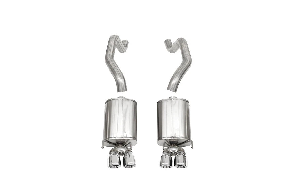 CORSA Xtreme, Sport / 2.5 in Axle-Back 3.5 in Twin Tips | 2005-2008 Corvette C6 (14469, 14169)