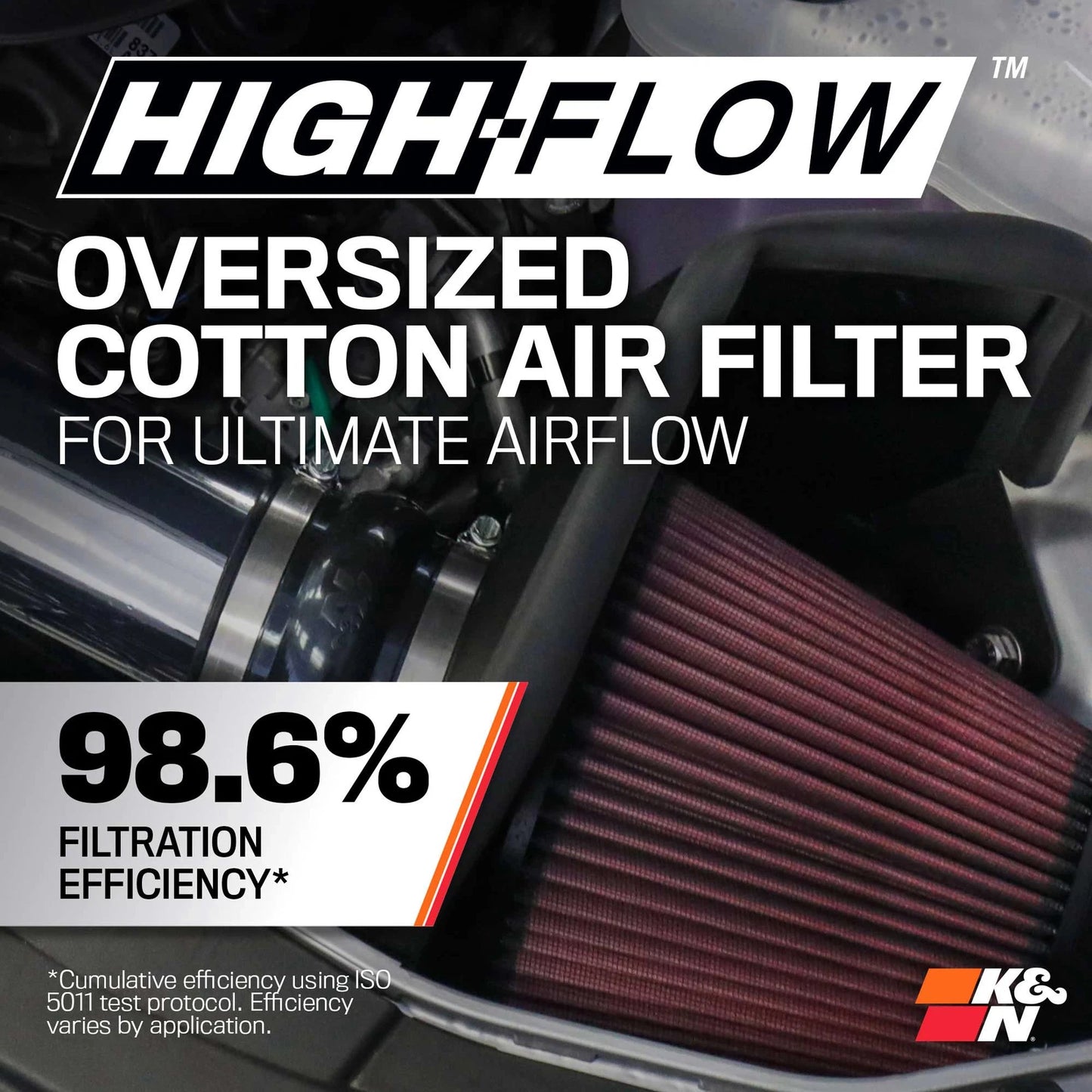 K&N Typhoon Performance Intake | Chrysler 300 (11-12) / Dodge Challenger/Charger (11-12) (69-2544TP)