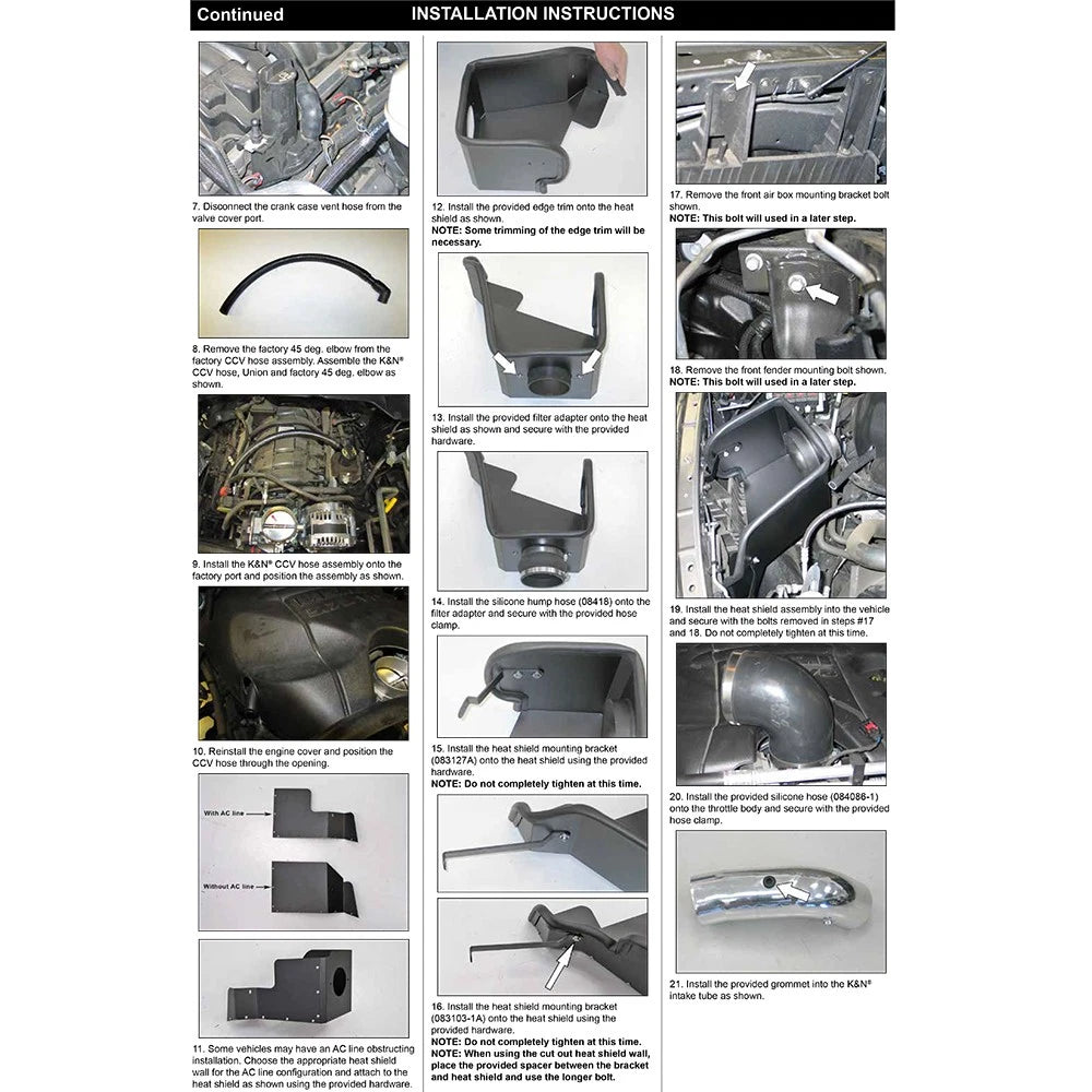 K&N High Flow Performance Kit | Dodge Ram 1500 (09-10) 5.7L V8 (77-1561KP)