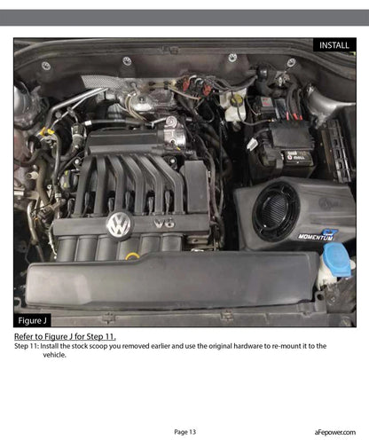 aFe Momentum ST Pro 5R Cold Air Intake | Volkswagen Atlas V6 3.6L 2018 (54-46405)