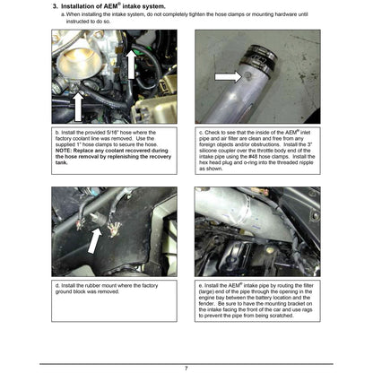 AEM Dual Chamber Air Intake System | Honda Accord V6 (03-05) (24-6110C)