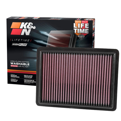 K&N 33-3096 High Flow Performance Air Filter for 19-23 RDX / 16-20 Avancier 2.0L