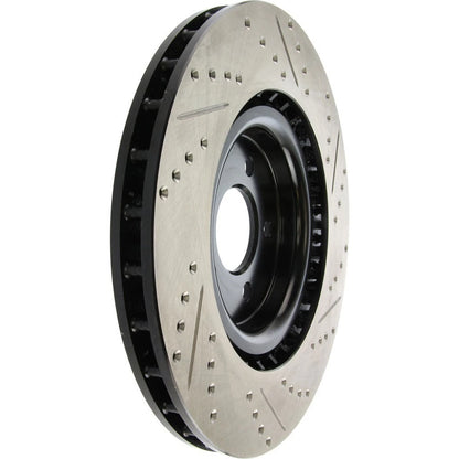 StopTech 127.61089R Front Right Drilled Disc Brake Rotor for 07-14 Ford Mustang