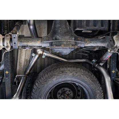 MBRP 3in Cat-Back Exhaust w/ 2.5in Dual Split D&S Tips | Ford Ranger 19-23 (S5223AL)