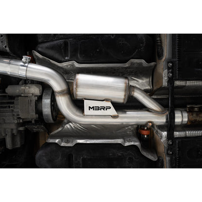 MBRP 3-In Armor Pro Street Profile Quad Rear Exit Cat-Back | Audi S3 (S46013CF)