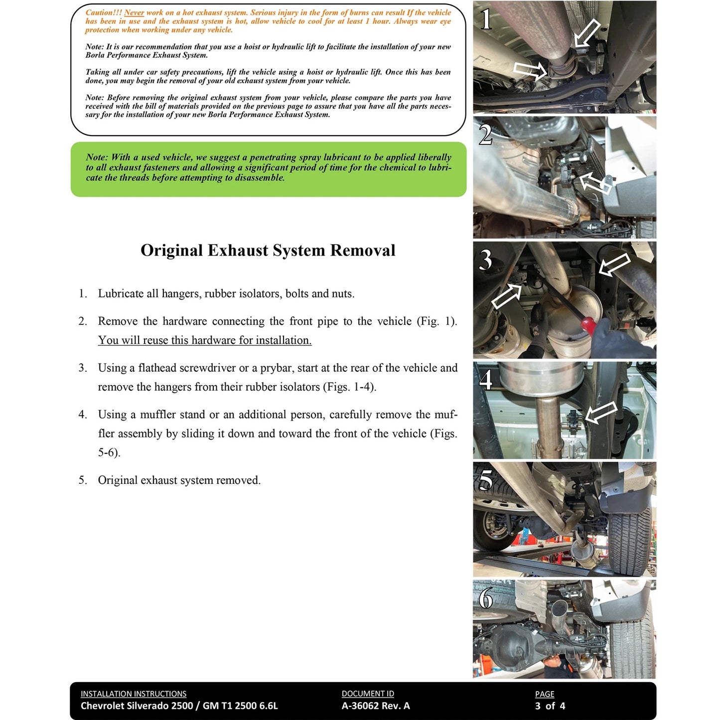 Borla 6.6L T-304 SS Cat-Back S-Type Exhaust | Chevrolet Silverado / GMC Sierra (20-22) (140833)