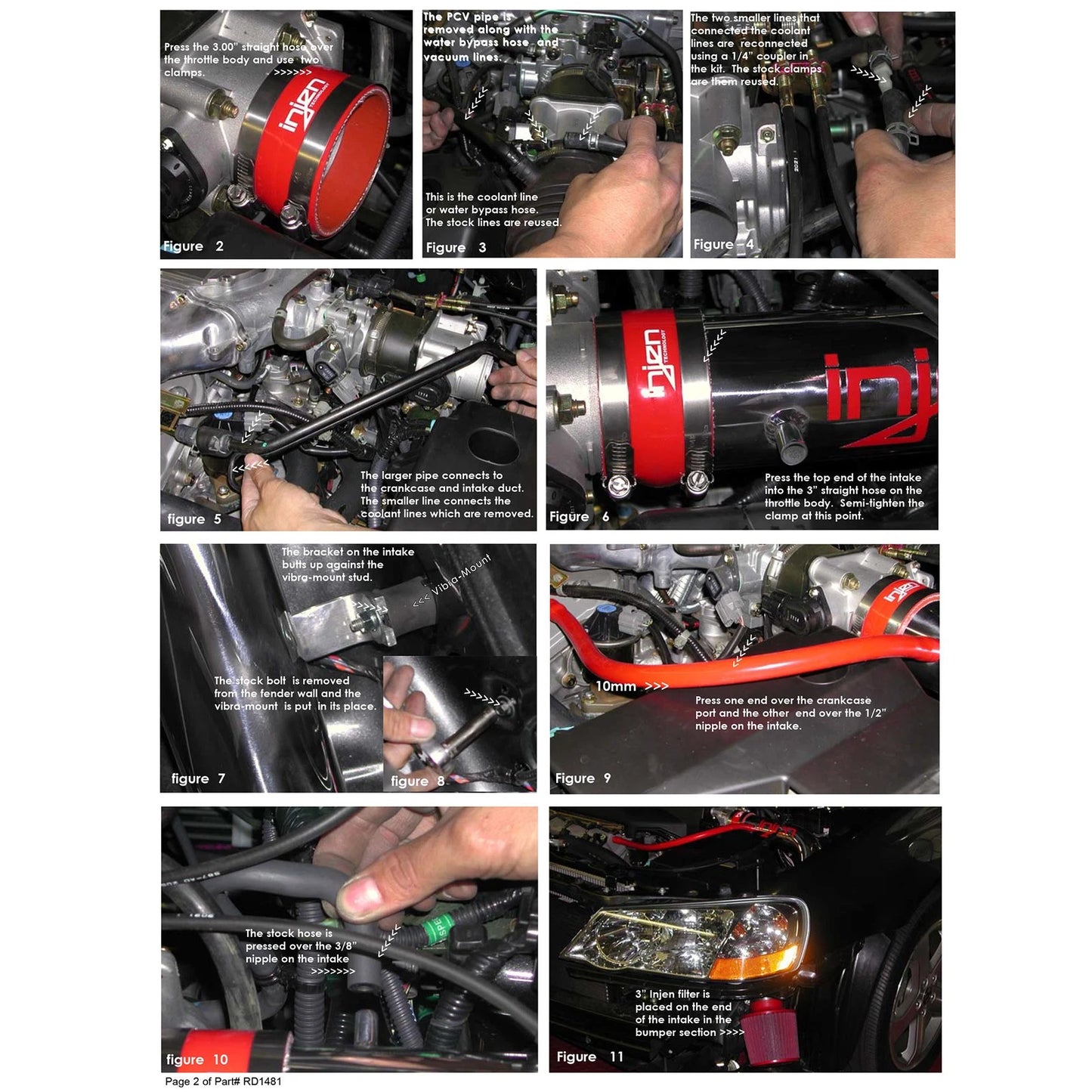 Injen Polished Cold Air Intake System | Acura CL Type-S (01-03) / TL Type-S (02-03) (RD1481P)