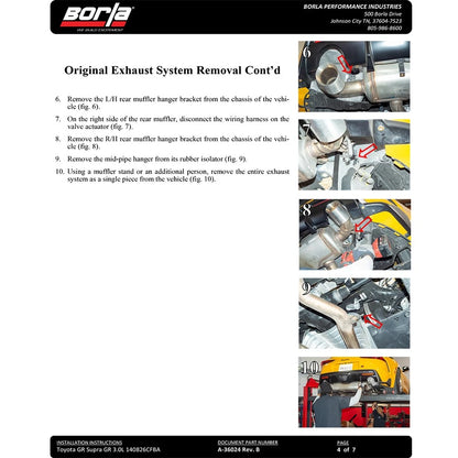 Borla ATAK Cat-Back Exhaust System | 2020 - 2026 Toyota GR Supra 3.0L (140826CFBA)