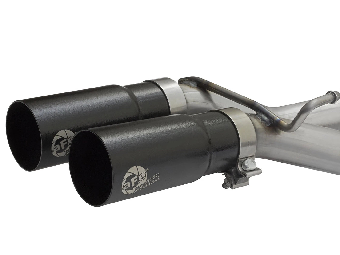 aFe 3in to 2.5in SS Cat-Back Exhaust w/ Black Tip | Ford F150 (04-08) V8 4.6/5.4L (49-43079-B)