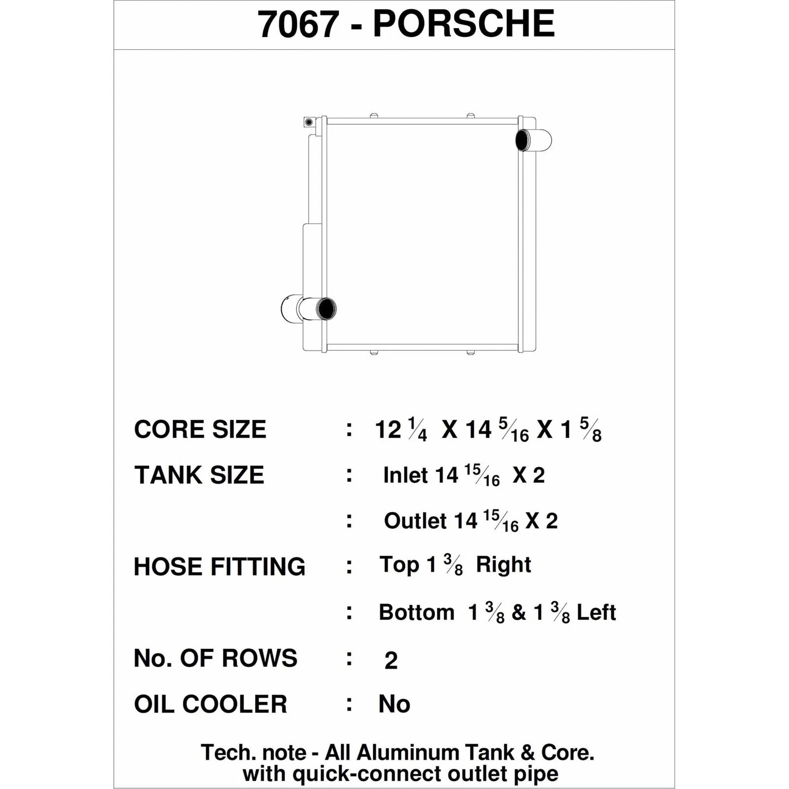 CSF Right Side Radiator | Porsche 911 Carrera (991.1) / Porsche Boxster (981) / Porsche GT4 (991)
