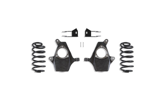 Maxtrac Suspension KS331224 2"/4" Lowering Kit (Spindles) For 07-14 Chevy Tahoe