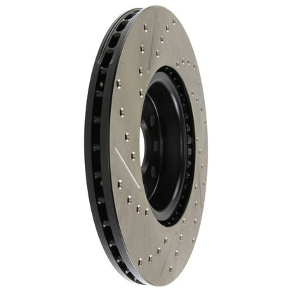 StopTech 127.33098L Front Left Drilled Brake Rotor for 06-18 GTI / 06-21 Passat