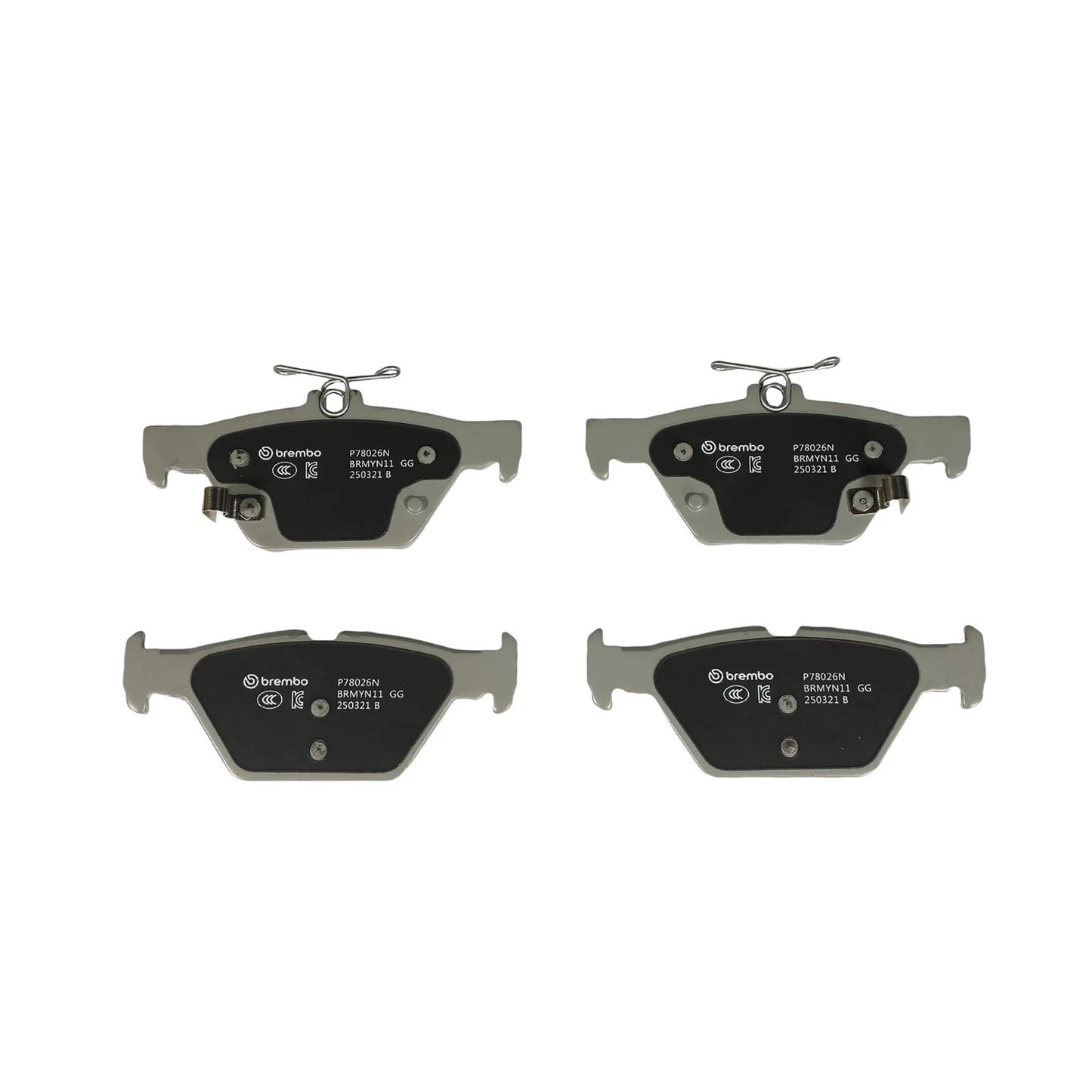Brembo Premium OE Ceramic Rear Brake Pads | Subaru WRX (16-20) / Legacy/Outback/2019 Crosstrek (15-19) (P78026N)