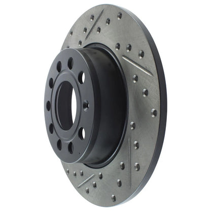 StopTech 127.33131R Rear Right Drilled Disc Brake Rotor for 10-18 Golf GTI Jetta