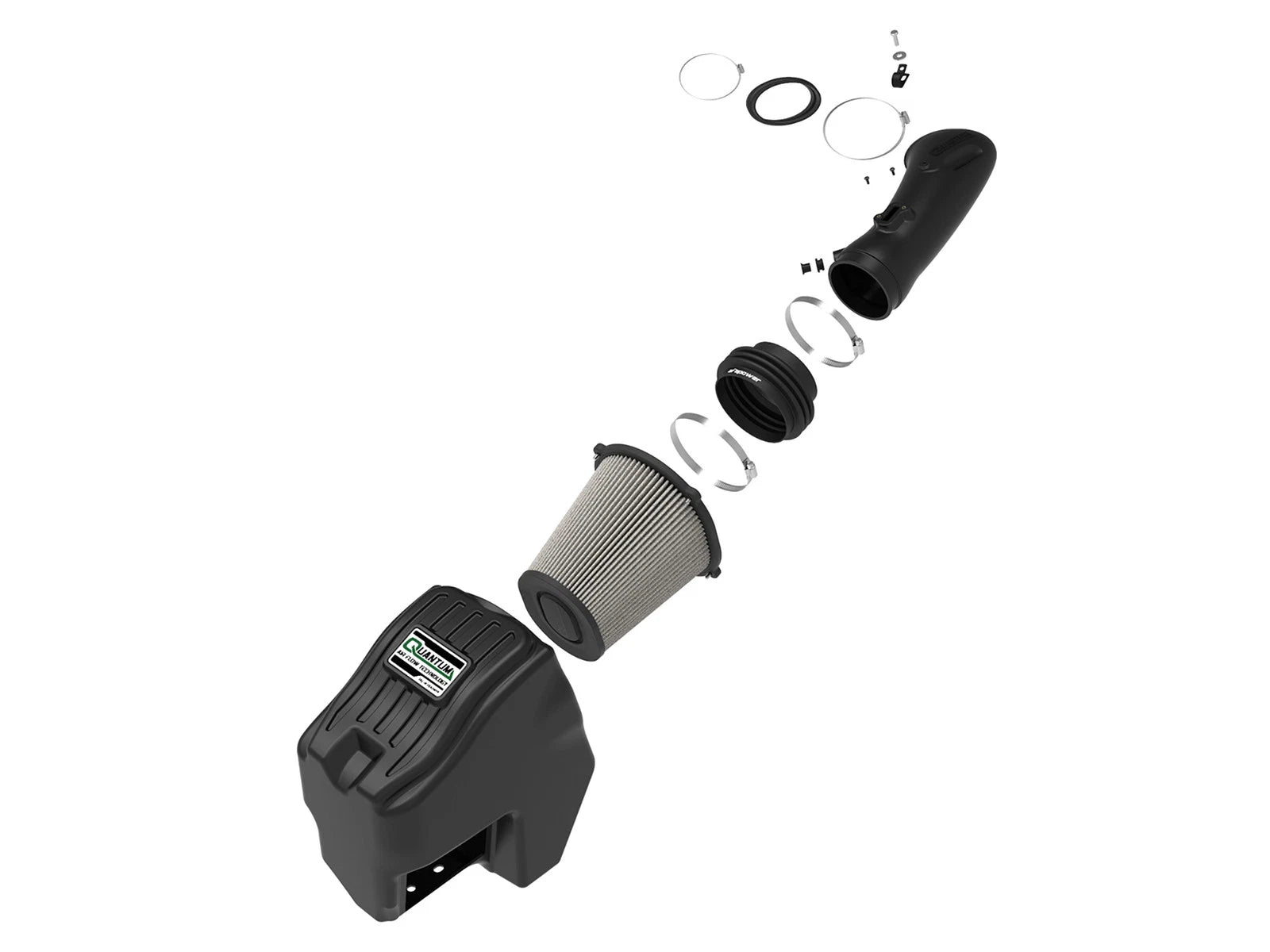 aFe Quantum Pro DRY S Cold Air Intake System | Ford Powerstroke V8-6.7L (11-16) (53-10003D)