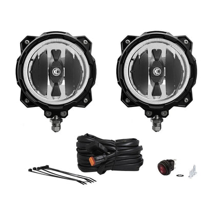 KC HiLites KC Hilites Pro6 Gravity LED Light - Spot / Pair (KC91301)