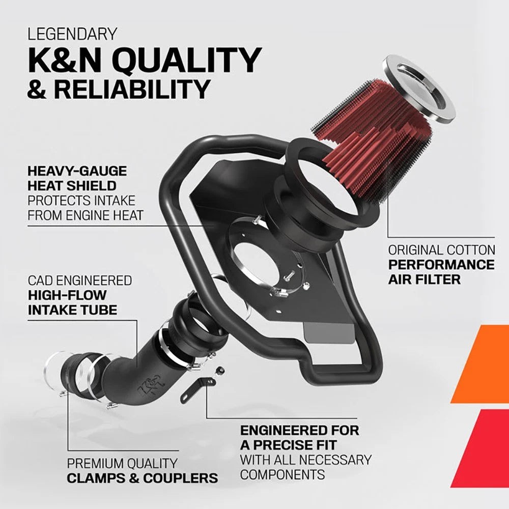 K&N 07-08 Chevrolet Silverado/GMC Sierra HD 6.0L V8 Performance Intake | Chevrolet Silverado / GMC Sierra HD (07-08) (57-3067)
