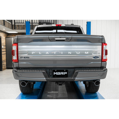 MBRP 3in Cat-Back Exhaust w/ 2.5in Dual Split Tips | Ford F-150 21+ (S5215BLK)