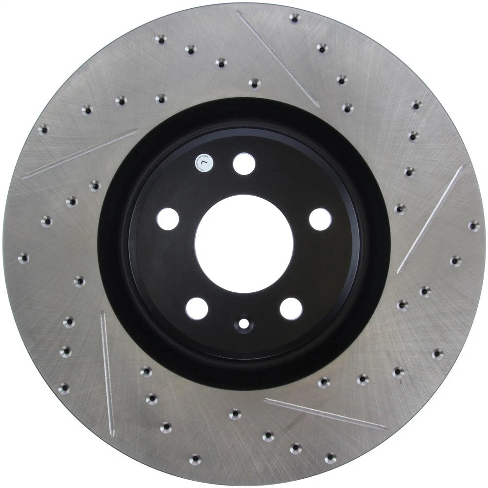 StopTech 127.33134L Front Left Drilled Disc Brake Rotor for 12-19 A6 / 11-18 A7