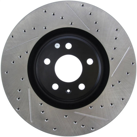 StopTech 127.33134L Front Left Drilled Disc Brake Rotor for 12-19 A6 / 11-18 A7