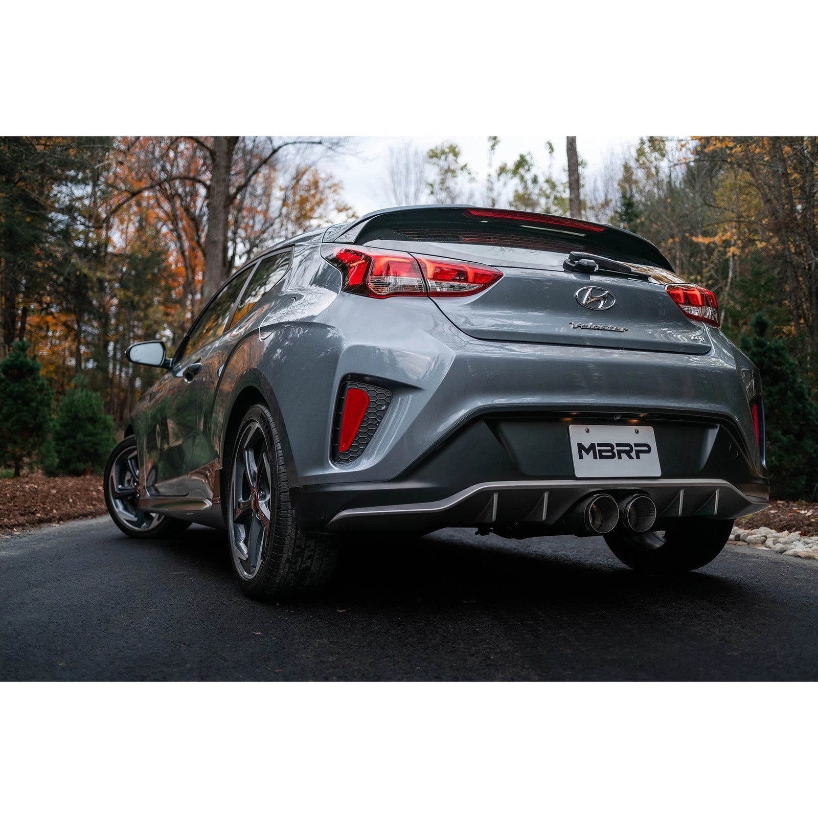 MBRP Aluminized Cat-Back Dual Split Exhaust | 2019-2021 Hyundai Veloster 1.6L (S4705AL)