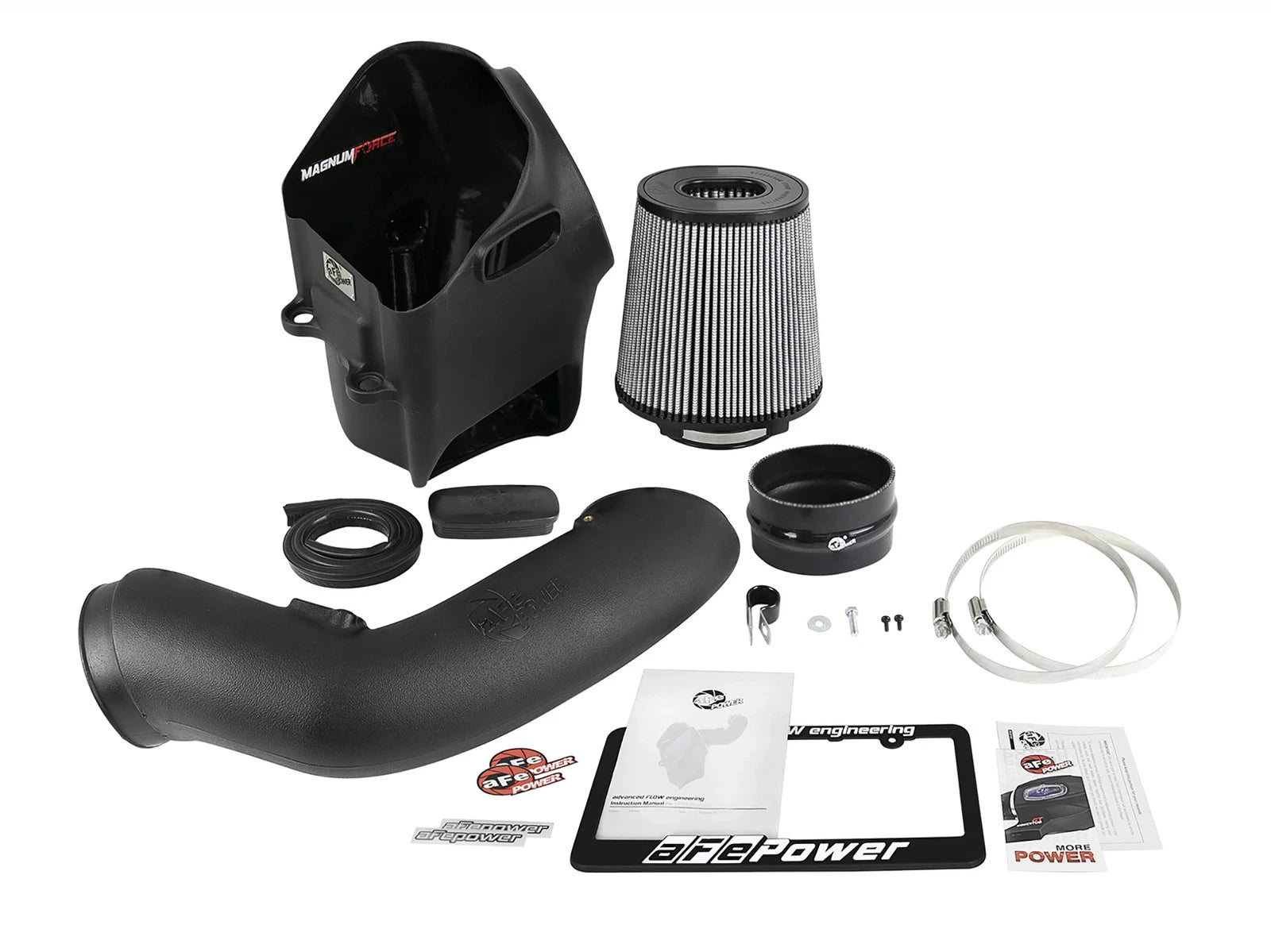 aFe Magnum FORCE Stage-2 Pro DRY S Intake | Ford Diesel Trucks V8 6.7L (17-18) (54-13017D)