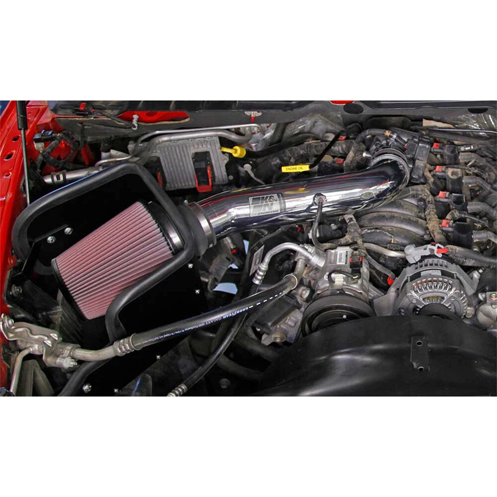K&N 2013 Dodge Ram 1500 V8-4.7L High Flow Performance Air Intake Kit | Dodge Ram 1500 V8-4.7L (77-1571KP)