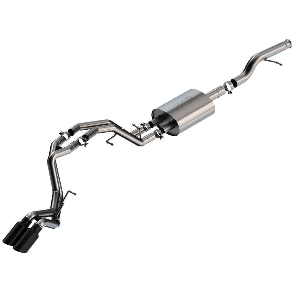 Borla 2/4WD Black Chrome S-Type Cat-Back Exhaust | Chevrolet Tahoe 5.3L V8 (21-22) (140854BC)