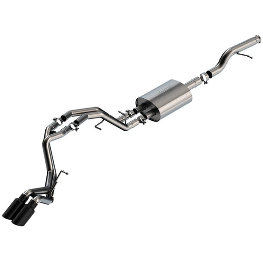 Borla 2/4WD Black Chrome S-Type Cat-Back Exhaust | Chevrolet Tahoe 5.3L V8 (21-22) (140854BC)